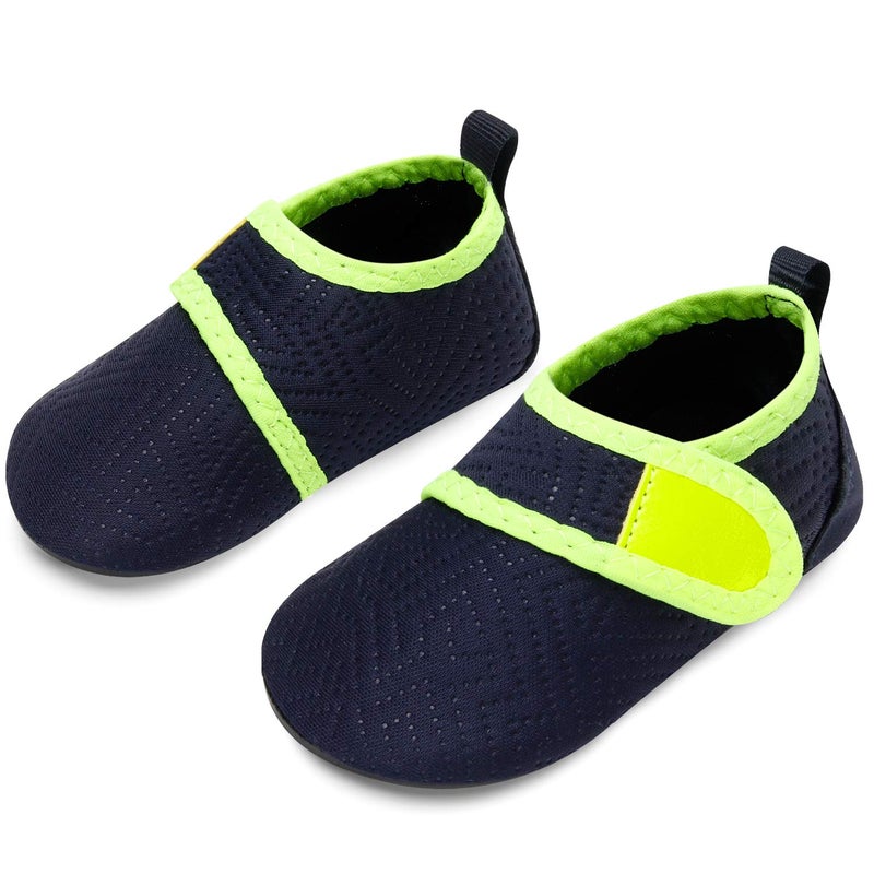 BARERUN Baby Water Shoes Barefoot Skin Aqua Sock Swim Shoes for Beach Swim Pool Blue 12-18 Months Infant - Image 3